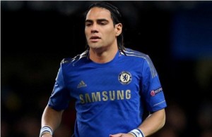 MOCK UP - Falcao in Chelsea shirt